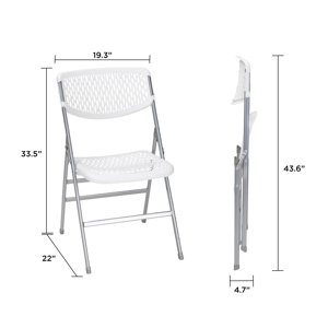 COSCO Ultra Comfort Commercial XL Plastic Folding Chair Reviews Wayfair